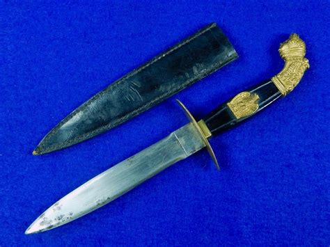 RARE Italian Italy WW2 Vintage Antique Dagger Fighting Knife Knives w/ Sheath Cold Steel, Ww2 ...