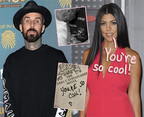 Travis Barker Gives Himself A New Tattoo & Fans Are Sure It’s Kourtney ...