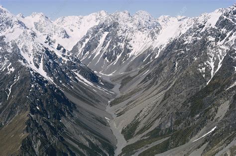 Glaciated Valley in New Zealand - Stock Image - C012/0351 - Science Photo Library