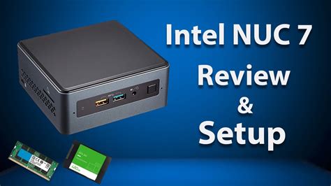 intel nuc setup | review | installation - YouTube