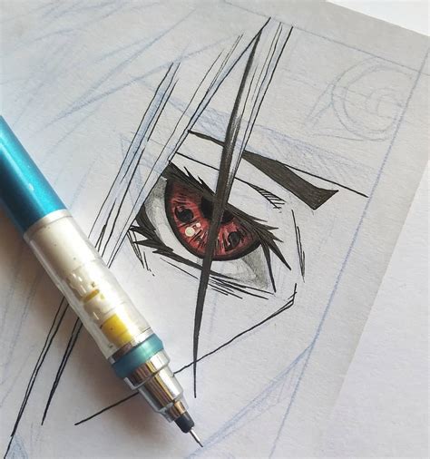 Itachi Uchiha eye sketch (IamShadowArtist) : r/Naruto