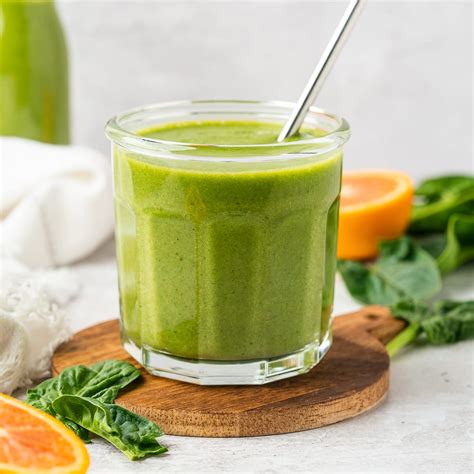 Orange Spinach Smoothie without Yogurt - Liv Vegan Strong