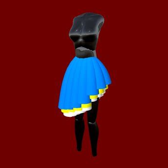 Second Life Marketplace - *The Seer* Modern short Flamenco Skirt