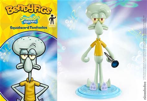 SpongeBob SquarePants-Squidward Tentacles Bendyfig at noblecollection.com