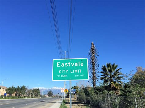 The "Eastvale City Limit" sign shows where the boundaries of the city begin. #eastvaleca http ...