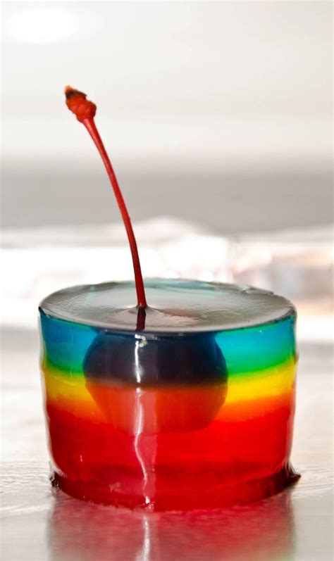 Pic #4 - Gave making rainbow jello shots a try - Meme Guy