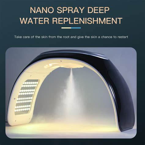 Máquina de rejuvenecimiento de la piel de SPA Nano Spray LED