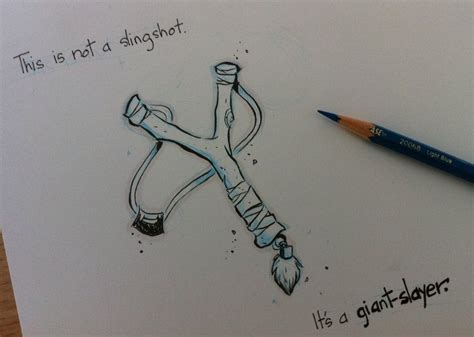 Image result for drawing of slingshot | Art, Sketchbook prompts, Slingshot