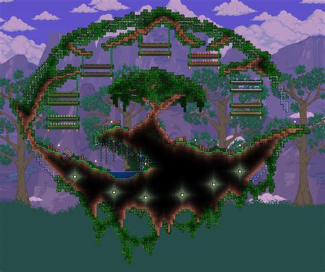 Floating greenhouse/garden : r/Terraria