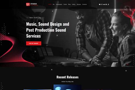 Producer Website Template