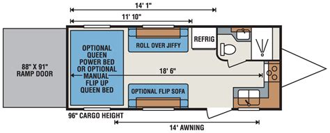 Toy Hauler Trailer Floor Plans