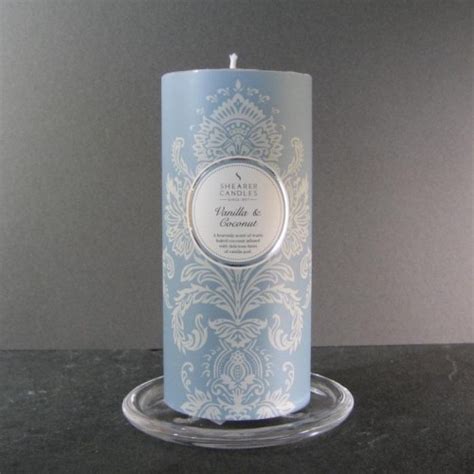 Shearer Candles - Vanilla & Coconut Scented Pillar Candles