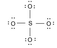 So4 2 Lewis Dot Structure