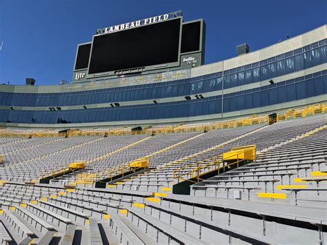 Lambeau Field Seating Chart View | Elcho Table