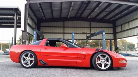 My C5 corvette lowered on stock bolts sitting on oem C6 wheels | Corvette, Corvette c5, Little ...