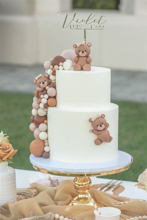 Kara's Party Ideas Teddy Bear Birthday Party | Kara's Party Ideas in 2021 | Bear baby shower ...