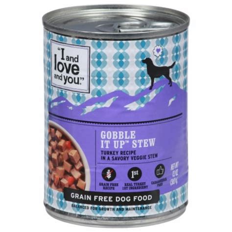 I & Love & You Dog Food Can Gobble It Up Stew, 12 pk / 13 oz - Kroger