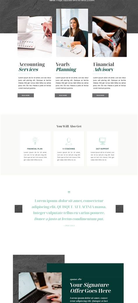 Accountant | Website Template