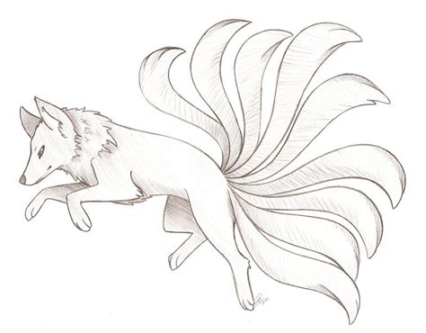 Simple Nine Tailed Fox Sketch Kate fox released this post 4 days early ...