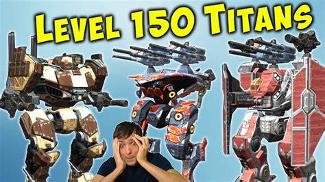 ALL TITANS at Level 150 - Which is the Best? War Robots WR