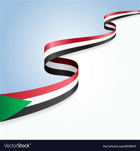 Sudanese flag background Royalty Free Vector Image