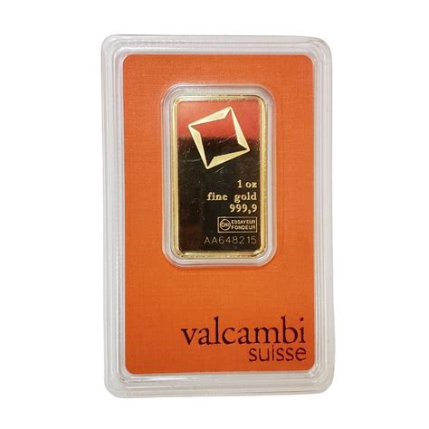 Valcambi 1 oz Platinum Bar - Peggy Gold and Silver Exchange