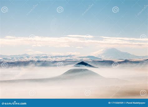 Birds Eye View of the Mountains in Clouds Stock Image - Image of blue, beautiful: 171556939