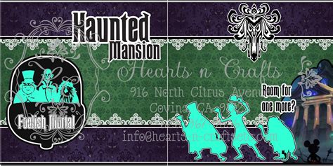 Haunted Mansion 2 Page Layout - 12207