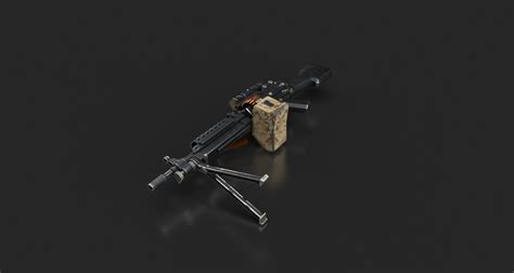 ArtStation - M249 machine gun | Resources