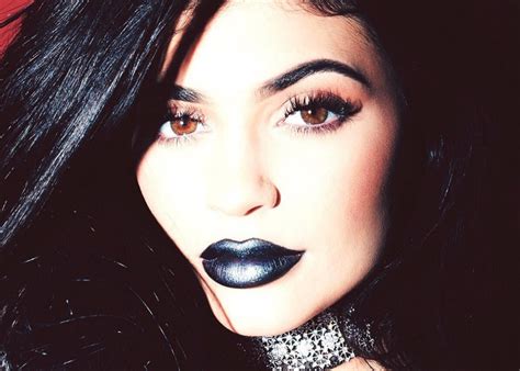 I Wore Kylie Jenner's Black Metallic Lipstick for a Day and Lived to ...