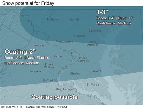 Snow is probable again on Friday in D.C. area. Here’s how much could ...