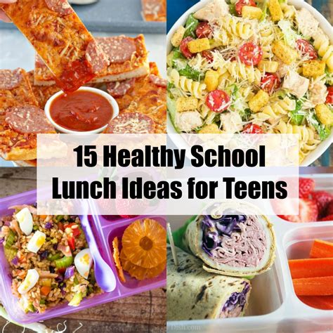 15 Healthy School Lunch Ideas for teens | ready to eat- Food Meanderings