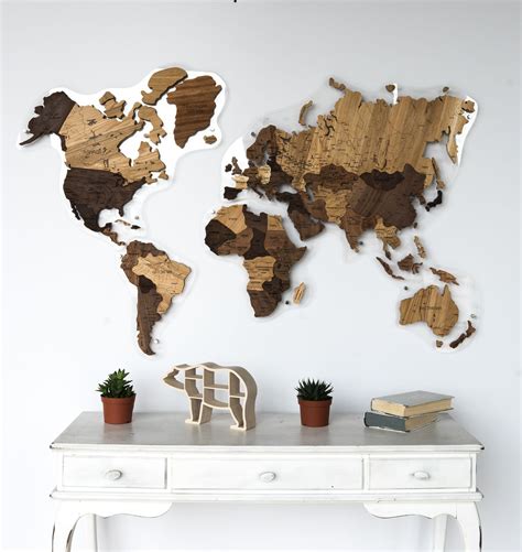 Wooden World Map Wall Art - Weepil Blog and Resources