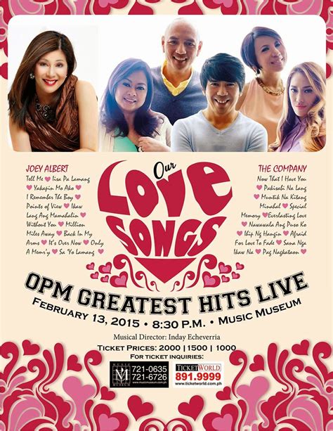 OPM Love Songs Live at the Music Museum - Blog for Tech & Lifestyle