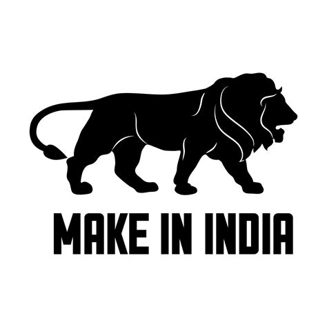 Make in india logo vector 26783505 Vector Art at Vecteezy