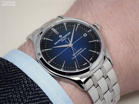 Baume et Mercier Clifton Baumatic Blue Dial Buy Watches, Blue Plates, Watch Faces, Clifton ...