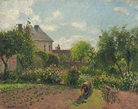 The Artist's Garden at Eragny [Camille Pissarro] | Sartle - See Art ...