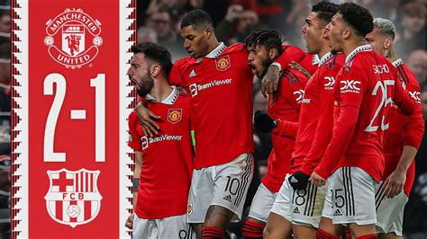 CRAZY COMEBACK WIN 🇧🇷 ️‍🔥 | Man Utd 2-1 Barcelona | Highlights - Win Big Sports