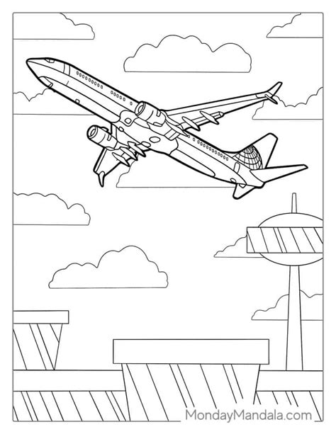 36 Airplane Coloring Pages (Free PDF Printables)