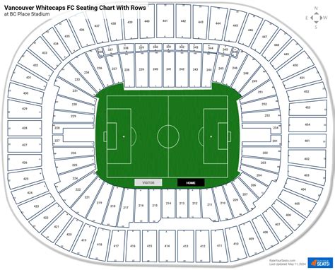 BC Place Stadium Seating Chart - RateYourSeats.com