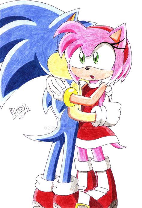 Another Sonamy kiss by Miszcz90 on DeviantArt