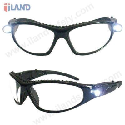 iLandSafety - Safety Glasses, LED Lights on Both Sides