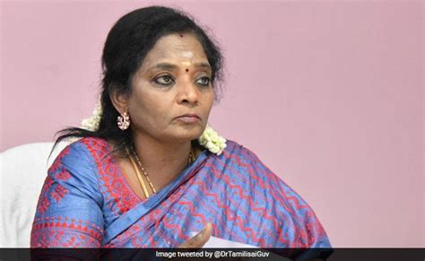 Ex-Telangana Governor Tamilisai Soundararajan, Tamil Nadu BJP Chief K ...