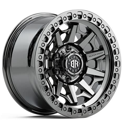 BLACK ROCK CAGE BLACK CHROME 18X9 5X150 WHEEL - CNC Wheels