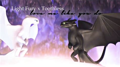 Toothless And Light Fury Love Check out our toothless light fury love ...