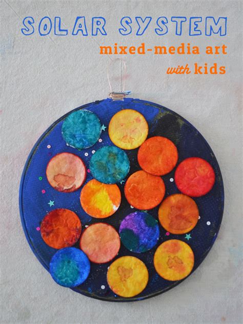 Solar System Mixed-Media Art with Kids - ARTBAR