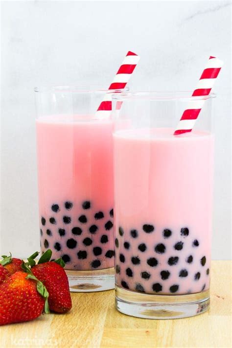 Strawberry Milk Bubble Tea | Recipe | Bubble tea, Bubble tea recipe ...