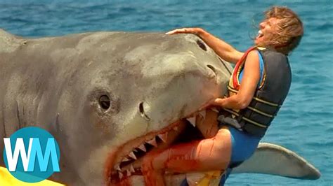 Top 10 Scariest Movie Shark Attacks - YouTube