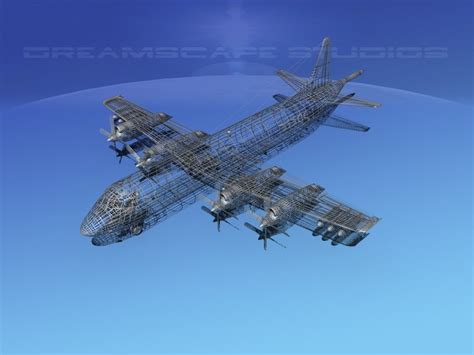 3d model orion lockheed p-3