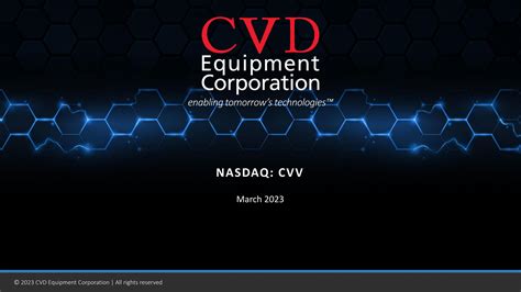 Investor Presentation by CVDEquipment - Issuu